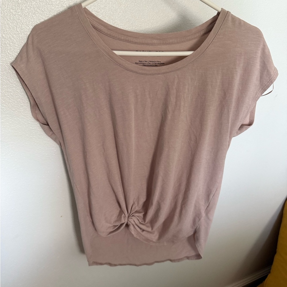 Rachel Zoe Dusty Pink Short Sleeve Top